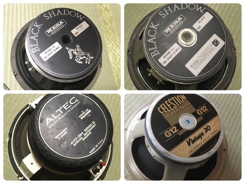 松本サウンド】Speaker Comparison with ROCKMAN SUSTAINOR and VHT