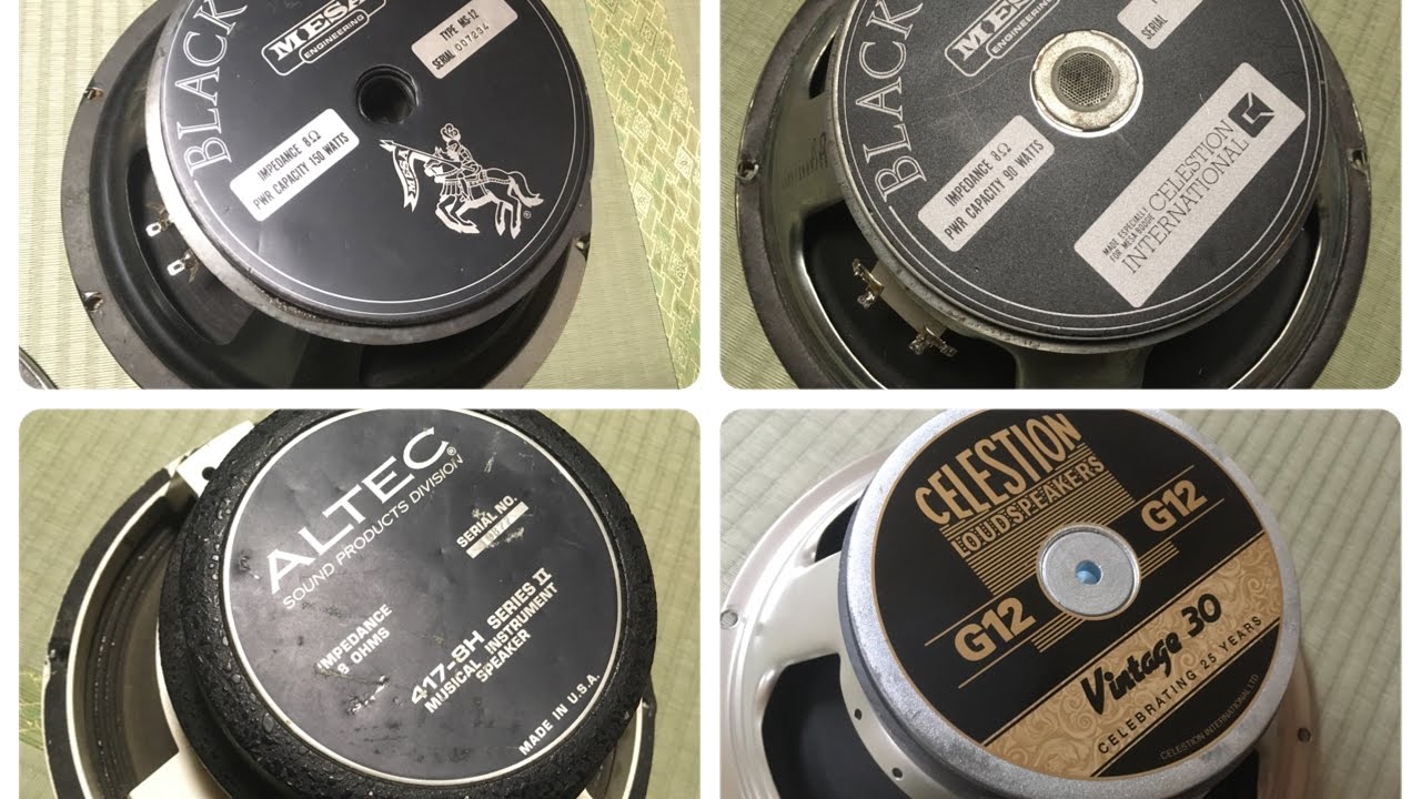 【松本サウンド】Speaker Comparison with ROCKMAN SUSTAINOR and VHT 2902【B'z】