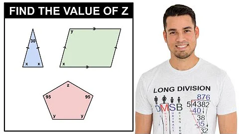 Find the value of Z (Angle and Polygon Question)!