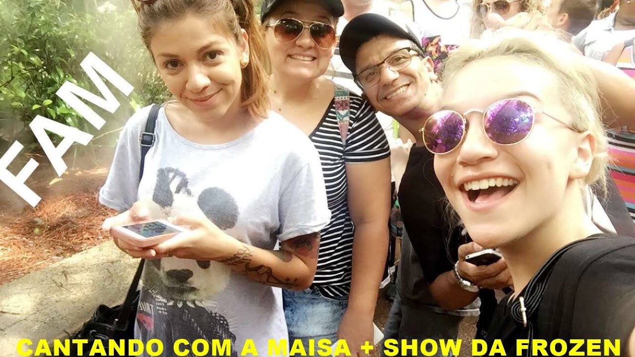 PRISCILLA E MAISA CANTANDO + SHOW DA FROZEN | Vlog de Tudo