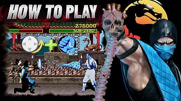 How to Play SUB-ZERO Tutorial - Mortal Kombat (1992) SNES/Arcade/Genesis
