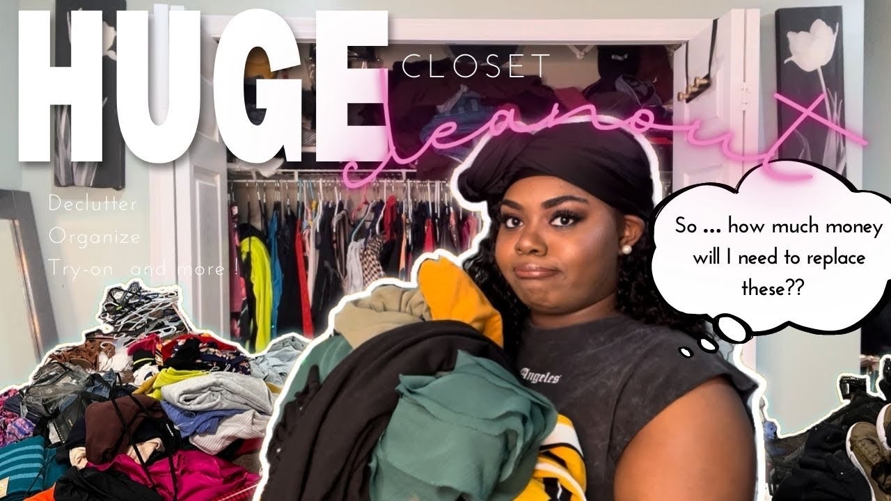 HUGE Closet Cleanout!! | Declutter & Organize with me! *Prepping for ...