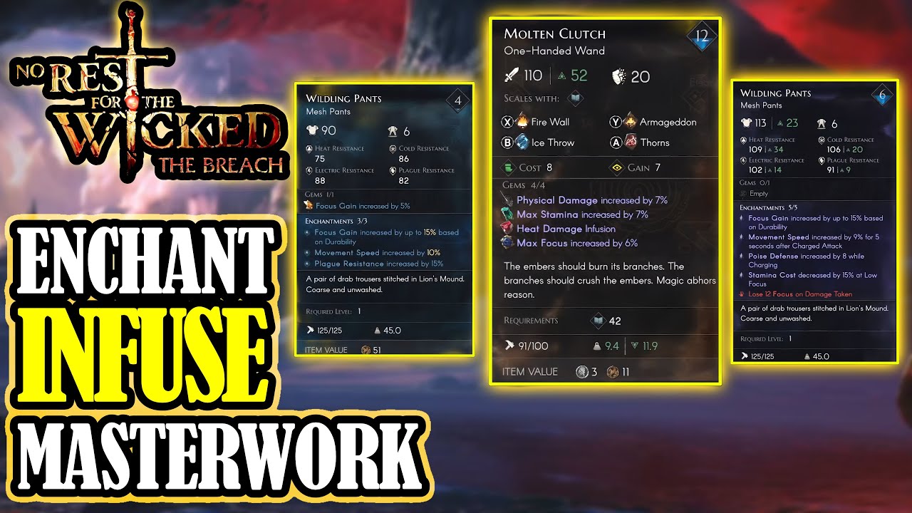 НЕТ ПОКОЯ НЕЧЕСТИВЫМ: Зачарование, наполнение и МАСТЕРСКАЯ РАБОТА в обновлении Breach — улучшите ...