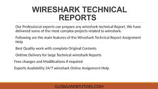 WIRESHARK ASSIGNMENT HELP FROM GLOBALWEBTUTORS