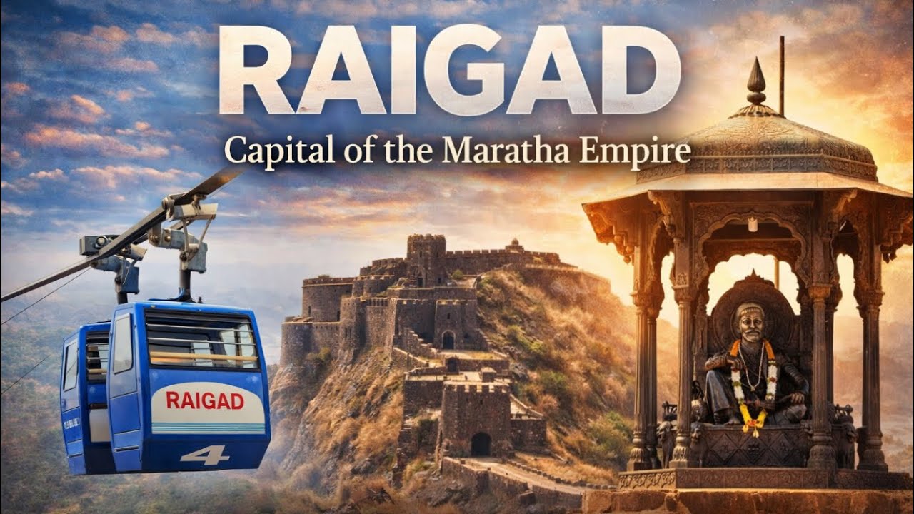 Raigad Fort ⛰️| Ropeway & Trek | Historical Documentary