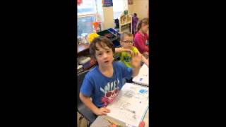 First Day of PLTW in Kindergarten