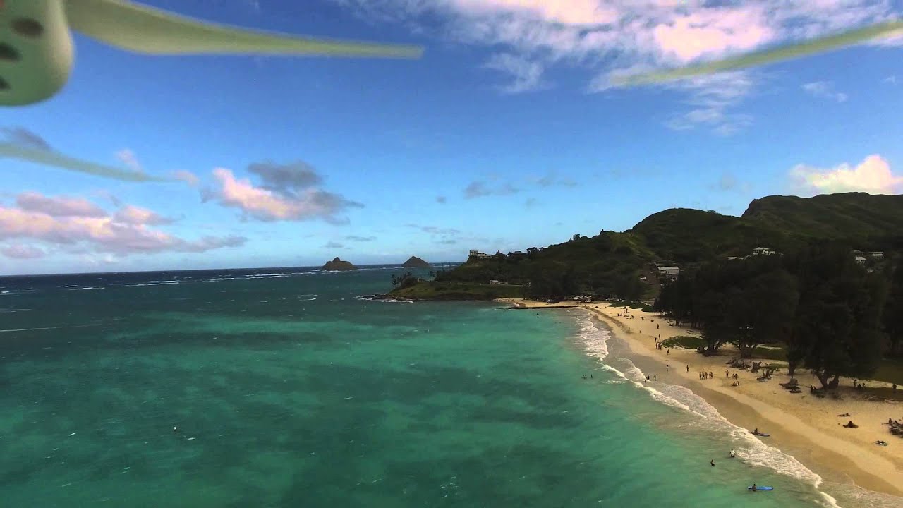 Kailua by Drone: windsurf and kitesurf.  Unedited Drone footage, no audio.