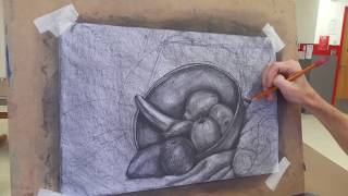 Mr Wilson Teaches Reductive Charcoal Still Life