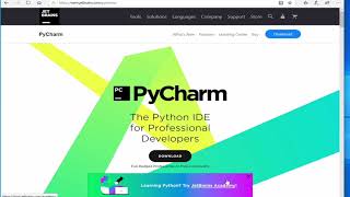 install newest python & pycharm to windows 10, setup and run