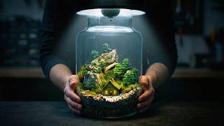 I Built a Magical Forest Night Light 💡 DIY Night Lamp Forest in a jar
