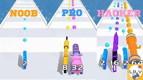 NOOB vs PRO vs HACKER | Merge Gun Run