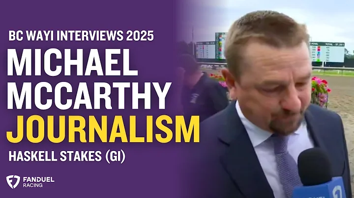 Michael McCarthy's Emotional Reaction to JOURNALISM's Haskell (G1) Win