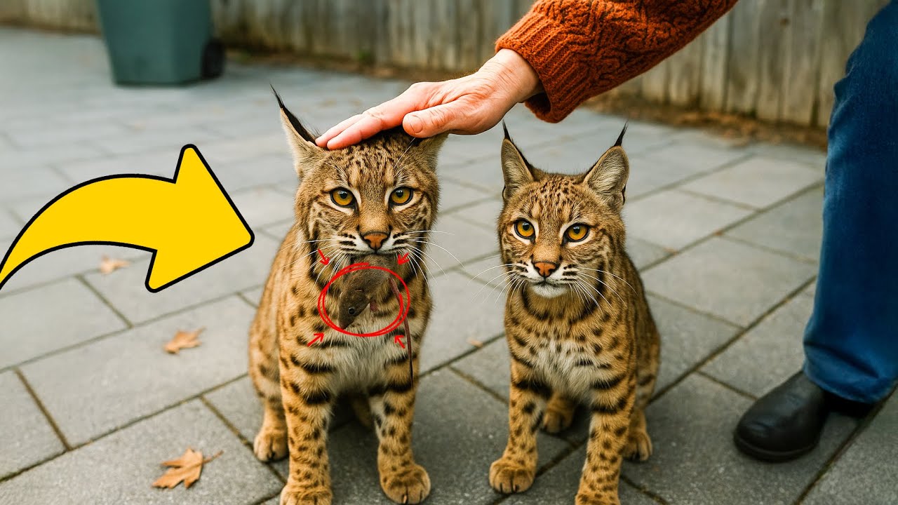 She Rescued Two Bobcat Cubs—Now They Bring Gifts to Everyone Who Visits Her Home
