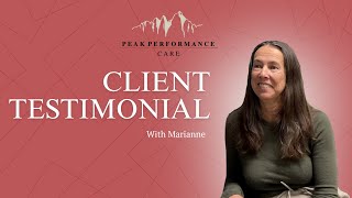 Client Testimonial - Marianne W