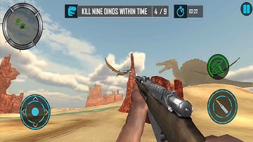 Real Dino Hunter Fps Shooter Android ios Gameplay - Dinosaur game - Dinosaur Planet Gaming #72