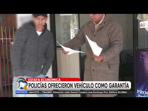 POLICÍAS ACUSADOS DE ESTAFA PROPONEN ENTREGAR MOTORIZADO