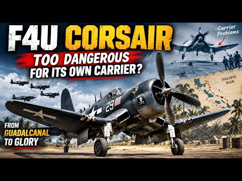The F4U Corsair: The Fighter That Was Too Dangerous for Its Own Carrier