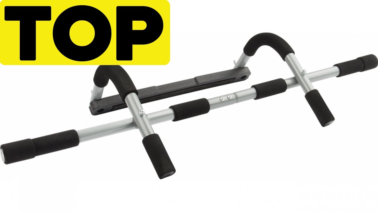 Barre De Traction Porte Pliable – 440 Lb – Poignées Ergo, Crochet Breveté USA