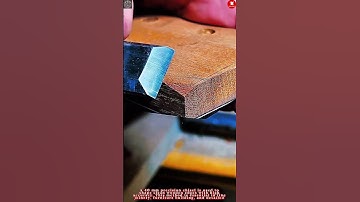 Precision Wood Chisel Work – Fine Edge Shaping 40 mm #work