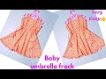 Trendy umbrella frock design cutting and stitching   