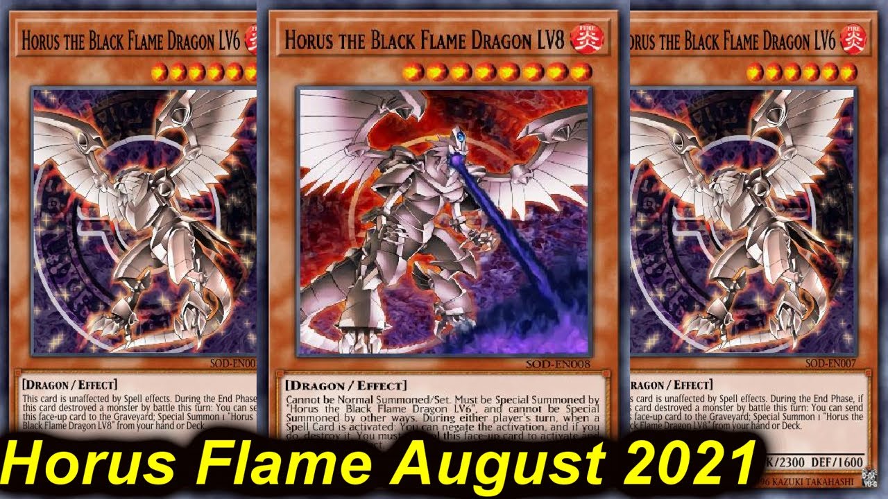  Yu-Gi-Oh! - Horus The Black Flame Dragon LV6 (SOD