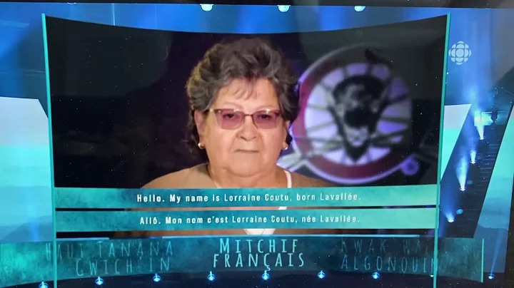 Elder Lorraine Coutu in French Michif Welcome to t...