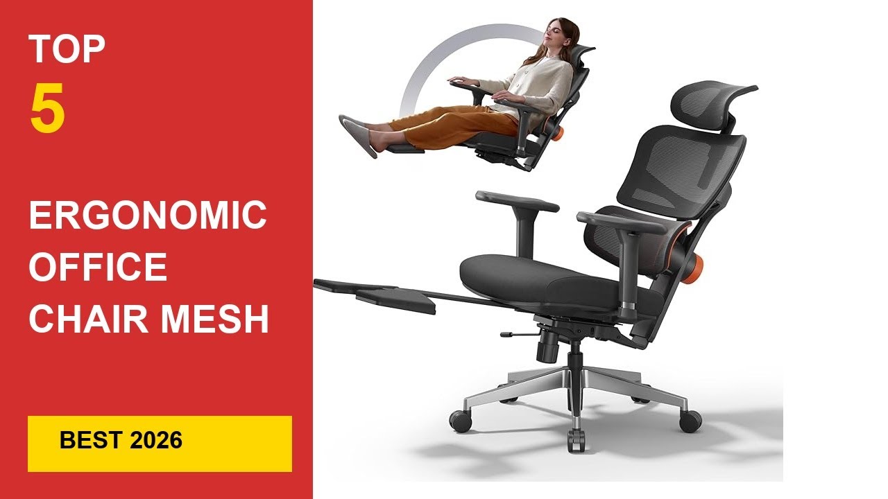 Best Ergonomic Office Chair Mesh 2026 –  Comfortable Chairs for Home & Office in 2026