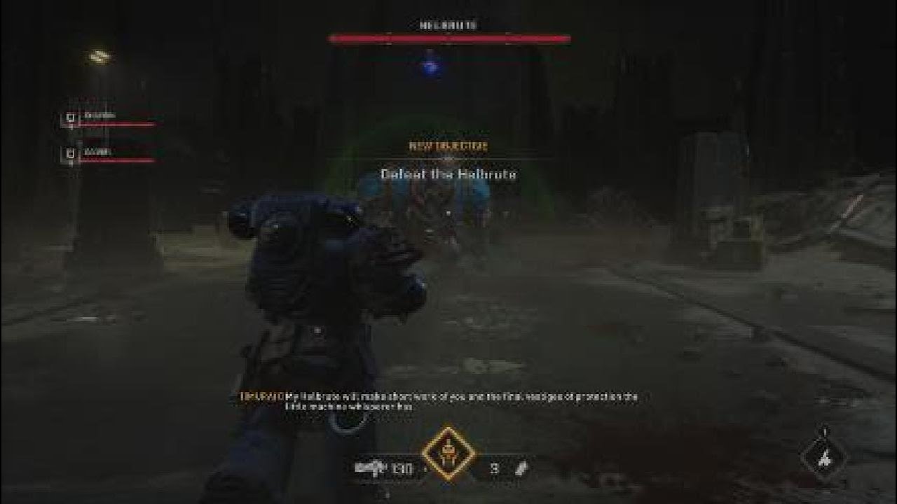Warhammer 40K Space Marine 2: Helbrute Solo Campaign Angel of Death ...