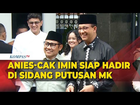 Anies dan Cak Imin Bakal Hadiri Sidang Putusan Sengketa Pilpres di MK