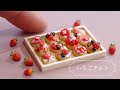 【ミニチュアフード】ミニチュア★いちごタルト　Miniature Food