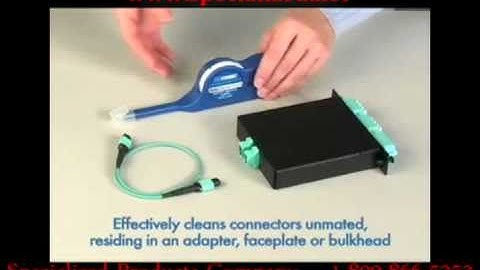 US Conec 7104 IBC In-Bulkhead Adapter Connector Cleaner, MTP/MPO