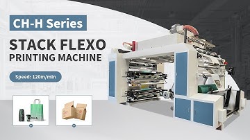 4 Colour Stack Flexo printing machine for copy paper
