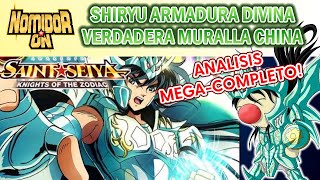 SHIRYU ARMADURA DIVINA Análisis Mega Completo! - SAINT SEIYA AWAKENING REVIEW UNIDADES ANALISIS