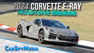 2024 Chevrolet Corvette E-Ray 600 hp V8 Hybrid C8 Prototype Spied Testing On The Nürburgring