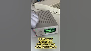 New 3.5 drive case for Apple II & Macintosh Floppy Emu: soon at 8bitstuff.com! #3dprinting #Apple