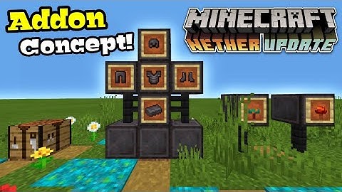 Minecraft 1.16 Nether Update Beta Bedrock Edition - Add-on (Concept)
