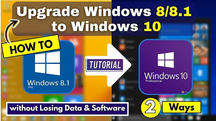 [2 Methods] Upgrade Windows 8/8.1 to Windows 10 for FREE