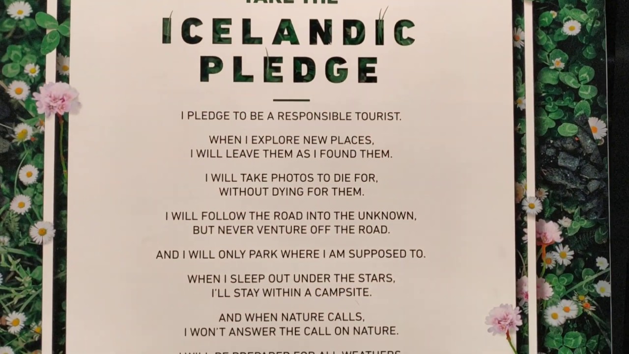 iceland tourism pledge