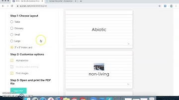 Print Quizlet