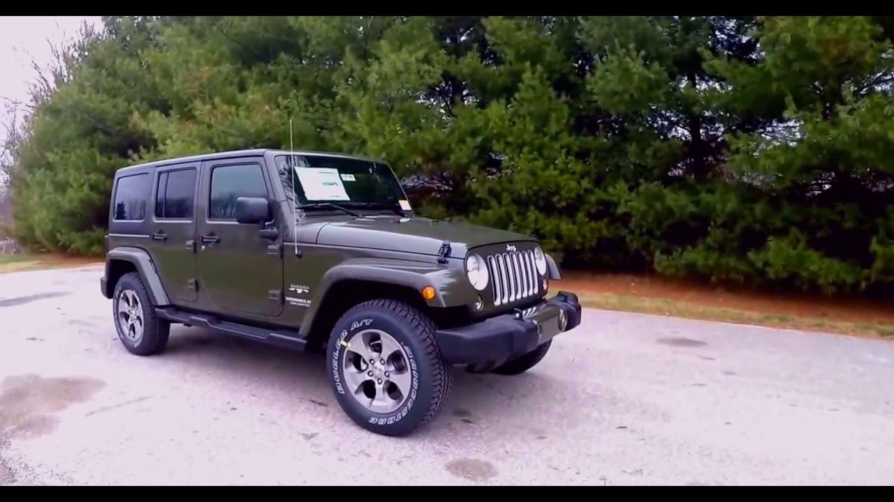 2016 Jeep Wrangler Unlimited Sahara 4x4 Interior And Exterior Car Review