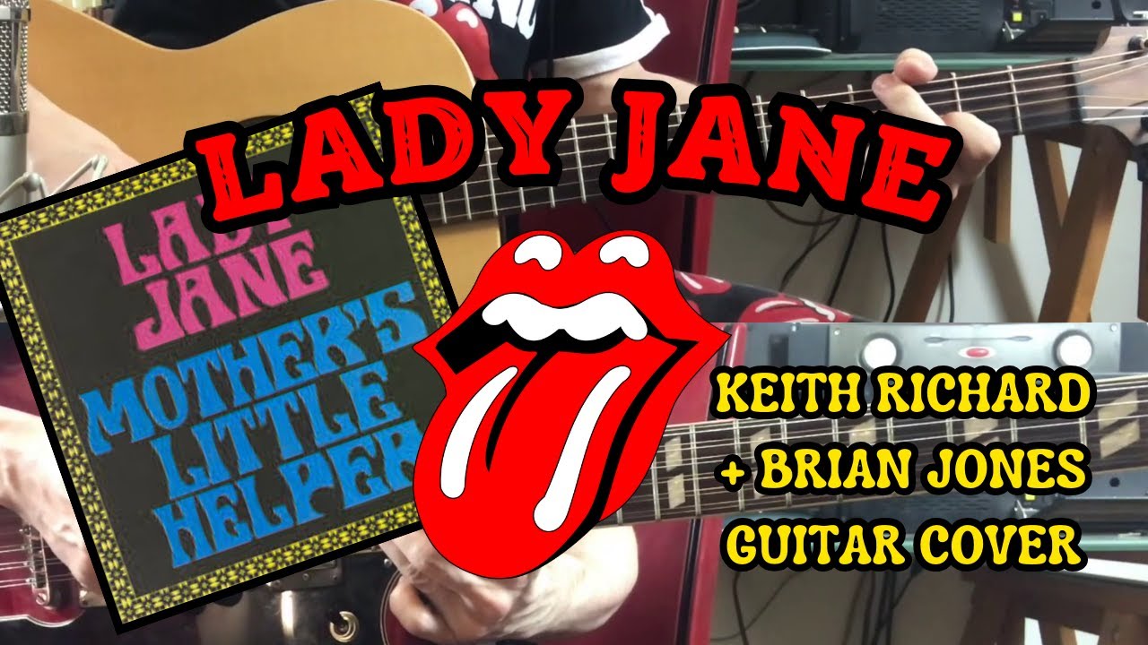 The Rolling Stones - Lady Jane (Keith Richard + Brian Jones Guitar Cover)