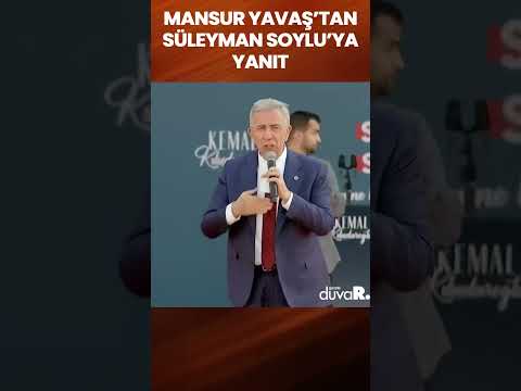 Mansur Yavaş, Süleyman Soylu'ya yüklendi #Shorts