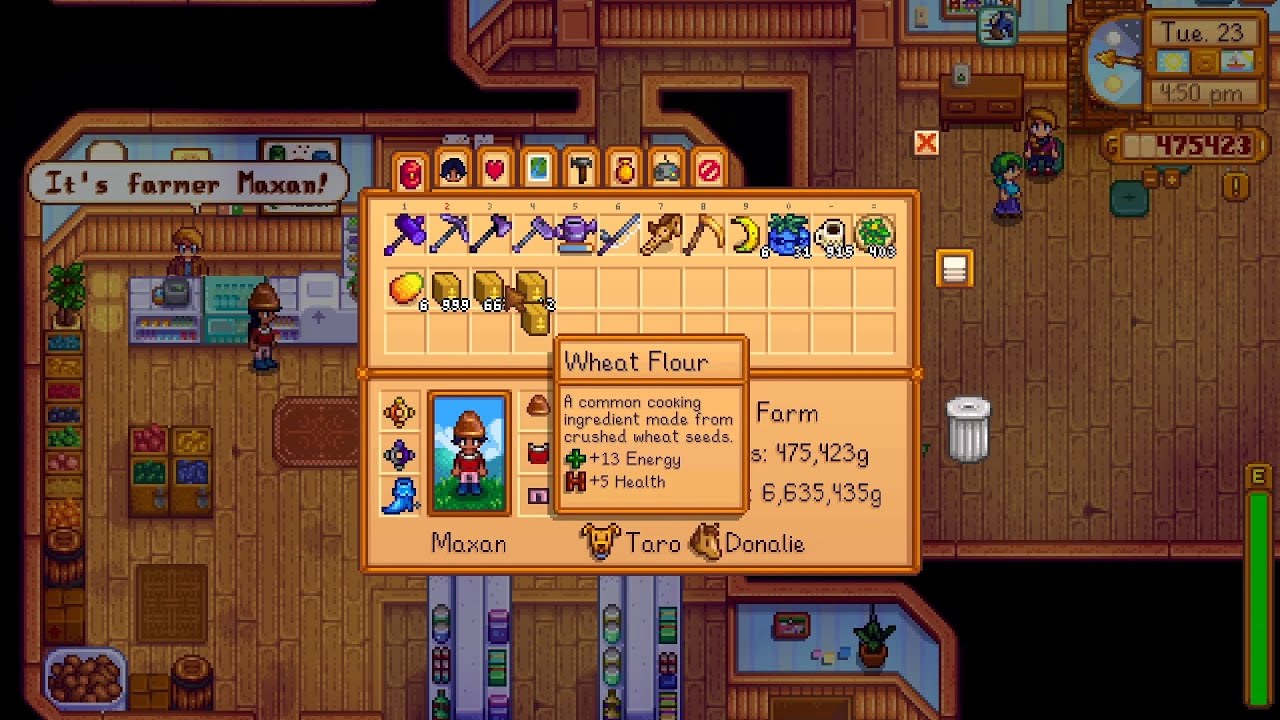 Stardew Valley 127 :: Baking Fresh Bread for Qi's Cuisine - YouTube