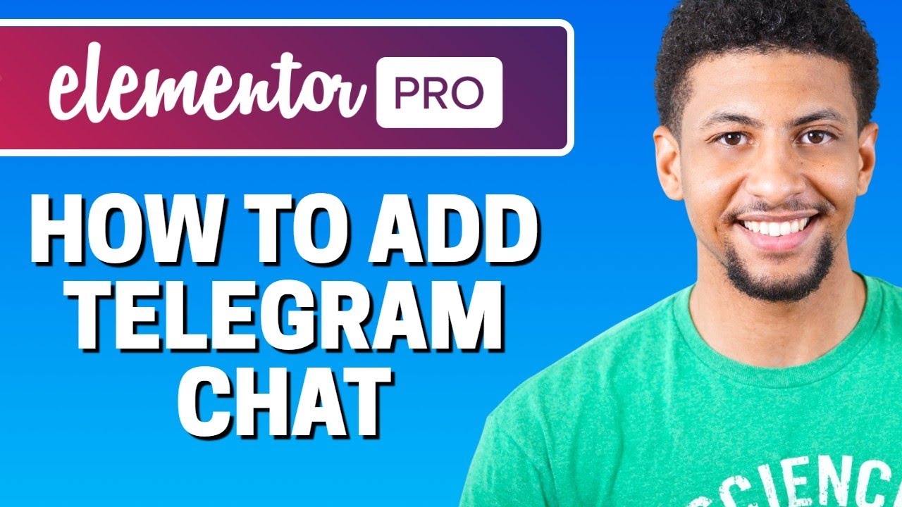 How To Add Telegram Chat To Elementor 2021 - YouTube