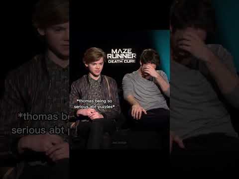 Thomas Brodie Sangster being funny without even trying (Ft. Dylan Obrien) #mazerunner