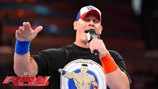 John Cena comments on his WrestleMania-worthy dream match against AJ Styles: Raw, June 6, 2016