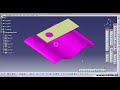Catia v5 how to replace a surface on which a profile is projected