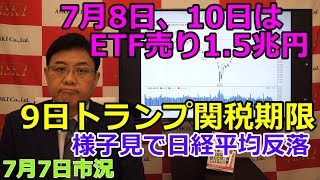 July 7, 2025 [ETF sales of 1.5 trillion yen on July 8th and