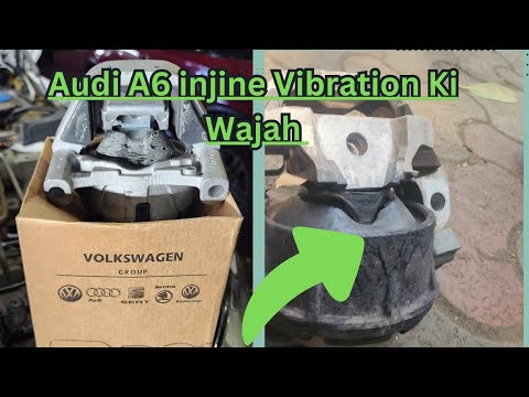 Audi A6 injine Maunt kharab ki Wajah se Vibration he #viral#tachnician#