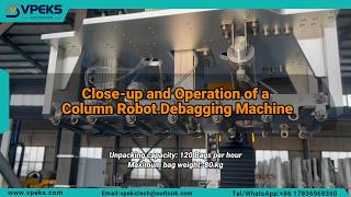 Column Robot Debagging Machine in Action | Boosting Packaging Efficiency #smartfactory